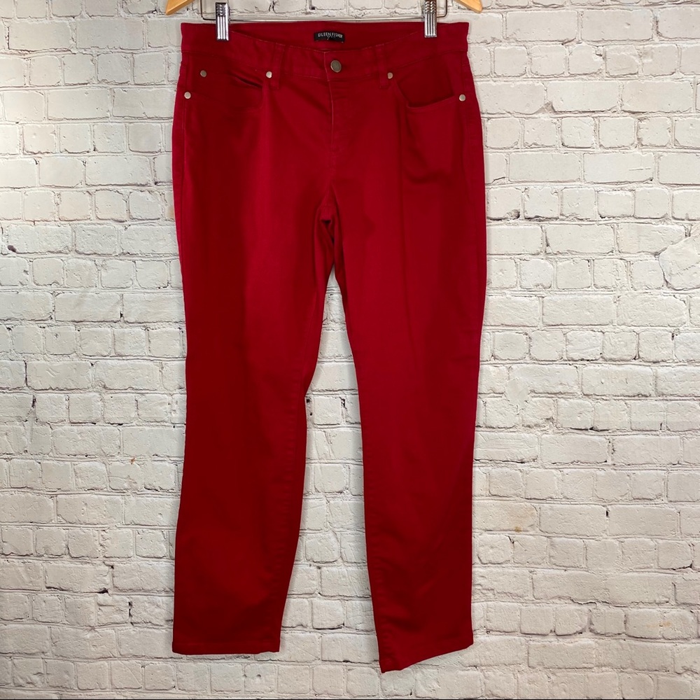 Eileen Fisher Petite Women’s Red Pants 8P